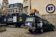 Undertaker's Hearse in London! ( Image Source )